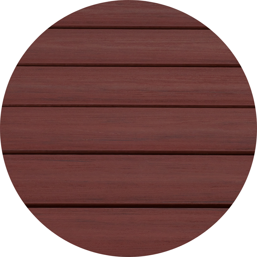 Photo produit : lame de terrasse UPM piazza one bois composite, red padouk